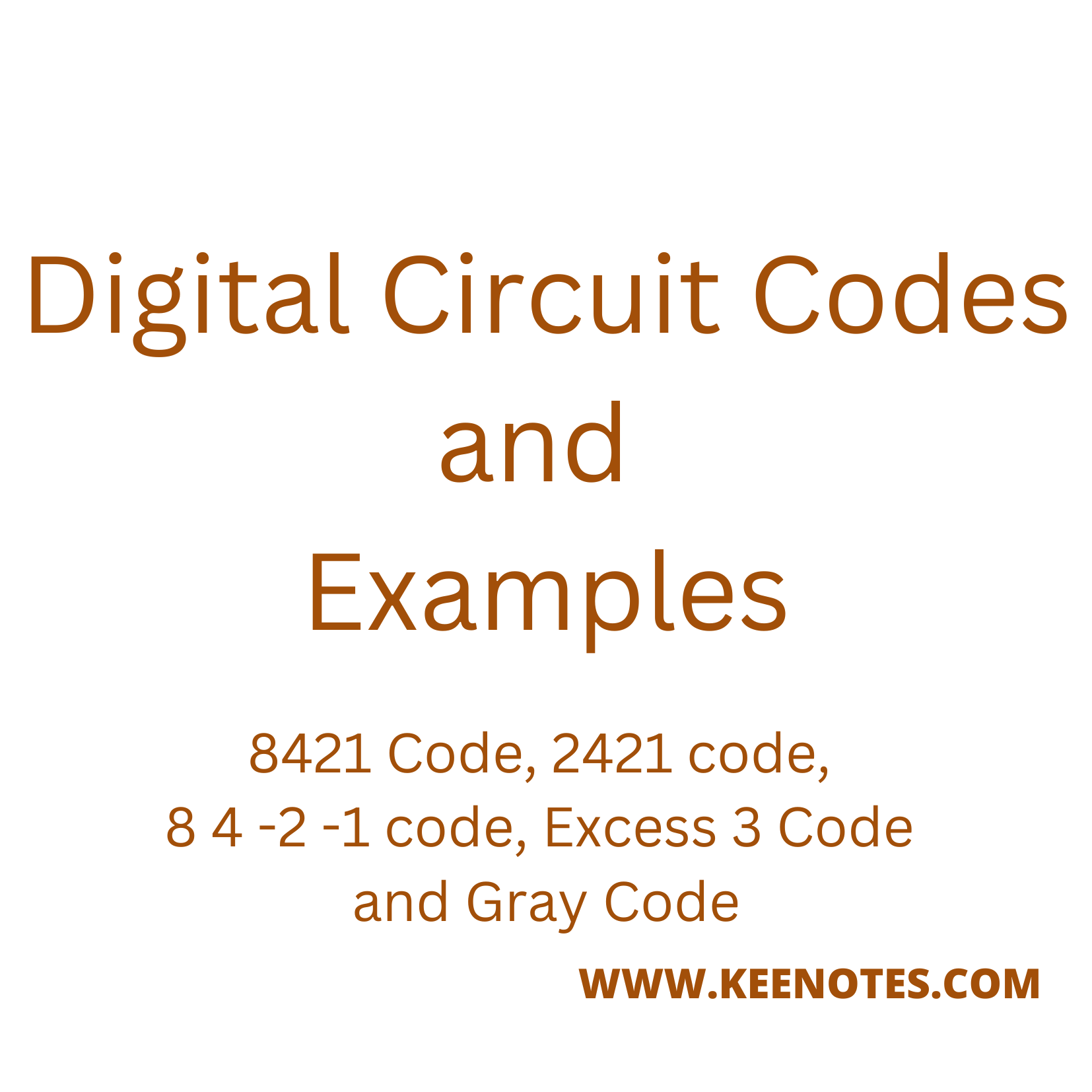 Digital Circuit Codes